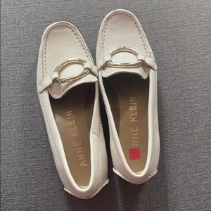 NWOT Anne Klein white loafers